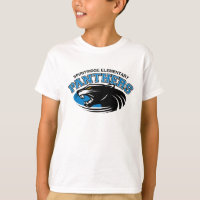Tee panthère moderne (blanc)