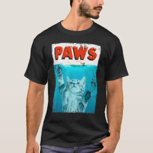 T-shirt Tee Patte de Chat Mignon Chat Maman Amoureux de Ch