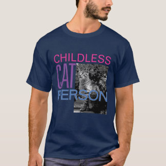 T-shirt tee personne chat sans enfant !