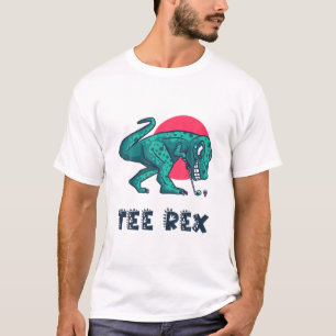 T-shirt Tee Rex Golf Rex Dinosaur Pun Golf T Rex Dino