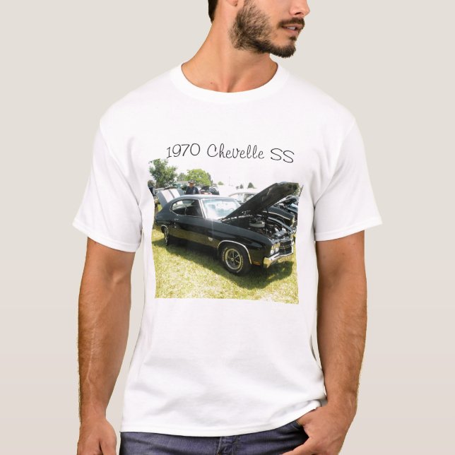 T-shirt Tee - shirt 1970 de Chevelle solides solubles (Devant)