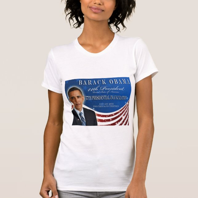 T-shirt Tee - shirt 2013 d'inauguration de Barack Obama (Devant)