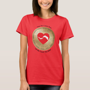 T-shirt Tee-shirt 2026 Calendrier Amoureux 'Comment je t'a