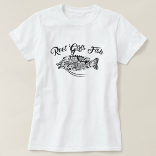 T-shirt Tee-shirt 3/4 manche raglan pour femmes Reel Girls