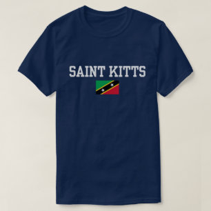 T-shirt Tee-shirt à drapeau Saint-Kitts