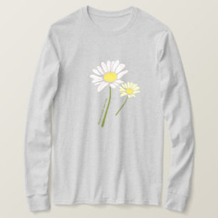 T-shirt Tee-shirt à motif floral "Épanouissez-vous à votre