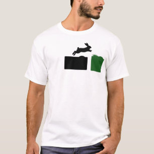 T-shirt Tee-shirt à saut de lapin en course   Chemise grap