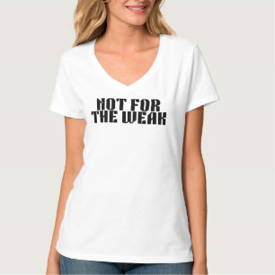 T-shirt Tee-shirt ajusté encolure en V pour les courageux