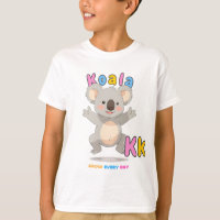 Tee-shirt Alphabet « K représente Koala » – Grandi