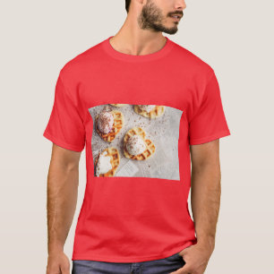 T-shirt Tee-shirt Amour Glace Gaufre