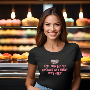 T-shirt Tee - shirt amusant pour les amateurs de Cupcake