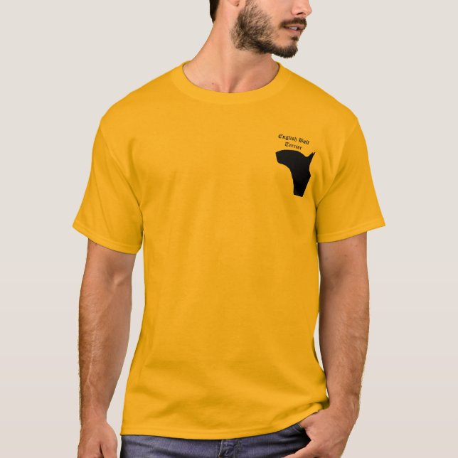 T-shirt Tee - shirt anglais de bull-terrier (Devant)