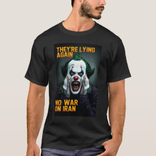 T-shirt Tee-shirt anti-propagande 'Pas de guerre avec l'Ir