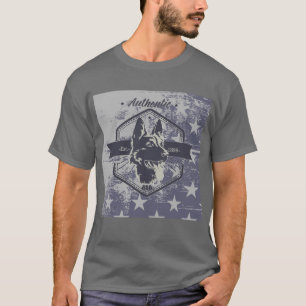 T-SHIRT TEE - SHIRT AUTHENTIQUE ALLEMAND DE CHIEN SHEPHERR