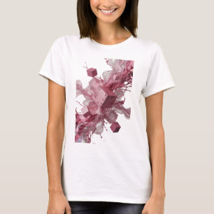T-shirt Tee-shirt avec déclaration d'art abstrait Sharp Si