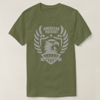 T-shirt Tee-shirt basique American Patriot (vert fatigué)