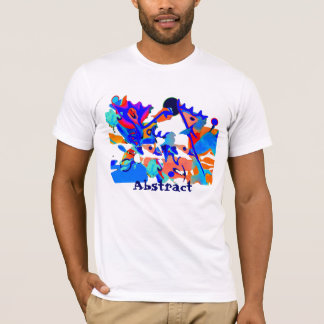 T-shirt tee - shirt bleu d'orignaux, résumé