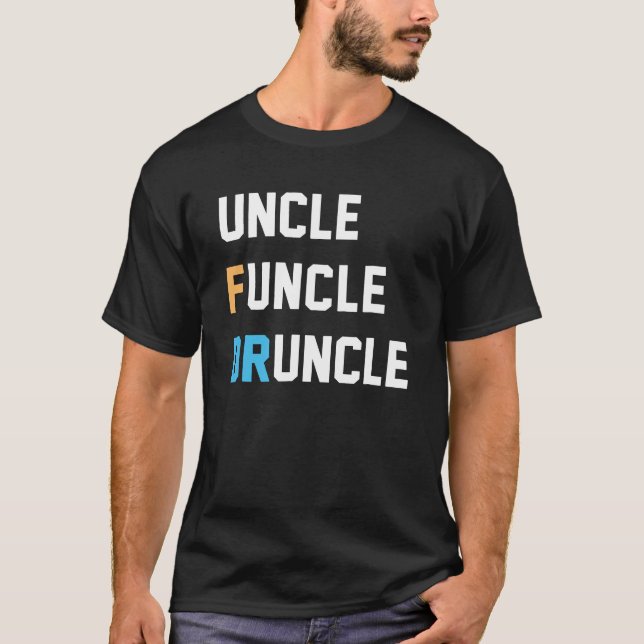 T-shirt Tee - shirt-cadeau Mens Uncle Druncle (Devant)