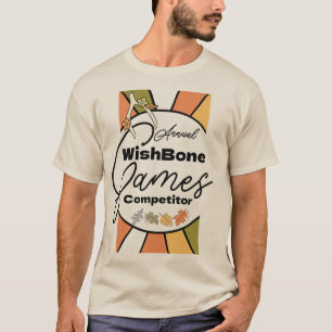 T-shirt Tee Shirt Concurrents de Friendsgiving WishBone Ga