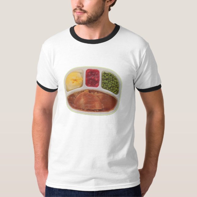 T-shirt Tee - shirt CONGELÉ de DÎNER de TV (Devant)