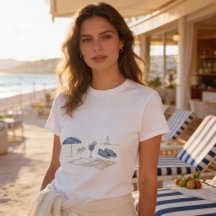 Tee-shirt côtier de la Riviera française