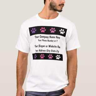 T-shirt Tee - shirt d'affaires d'animal familier