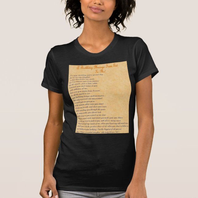T-shirt Tee - shirt d'anniversaire de la foi (Devant)