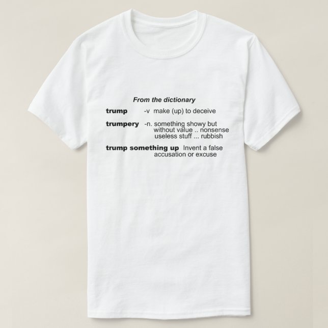 T-shirt Tee - shirt d'Anti-Atout (Design devant)