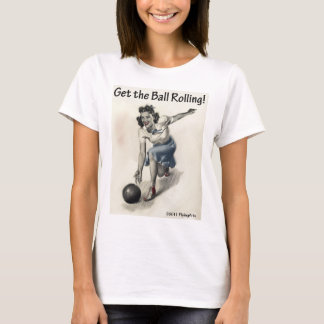 T-shirt Tee - shirt de bowling