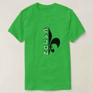 T-shirt Tee - shirt de Cajun Half Fleur De Lis