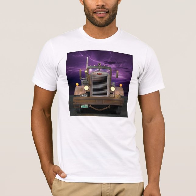 T-shirt Tee - shirt de camion de duel (Devant)