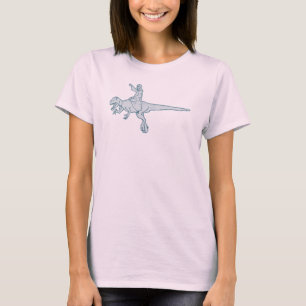 T-shirt Tee - shirt de cavalier de dinosaure de Jésus