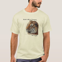Tee - shirt de chasse d'anti-trophée de tigre