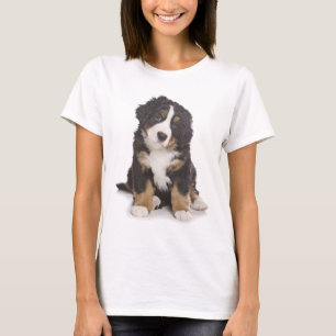 T-shirt Tee - shirt de chiot de montagne d'amour Bernese