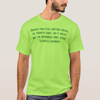 T-shirt Tee - shirt de citation de tricot de Zimmerman