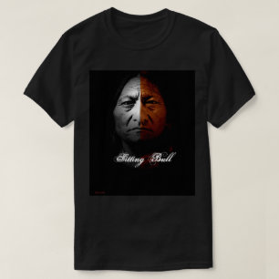 T-shirt Tee - shirt de conception graphique Sitting Bull