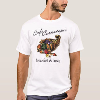 T-shirt Tee - shirt de corne d'abondance de café