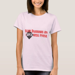 T-shirt Tee - shirt de diamants noirs