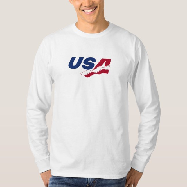 T-shirt Tee - shirt de douille de racquetball des (Devant)