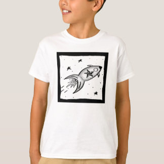 T-shirt tee - shirt de fusée Kids Star