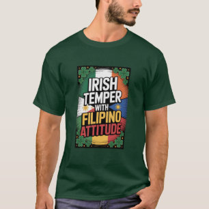 T-shirt Tee-shirt de fusion irlandaise philippine pour la 