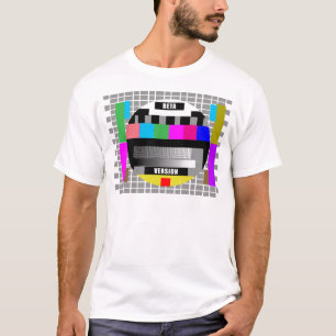 T-shirt Tee - shirt de geek, CARTE-TEST de VERSION BÊTA