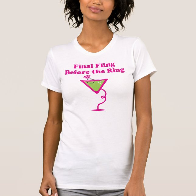 T-shirt Tee-shirt de la fête de Bachelorette Design (Devant)