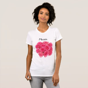 T-shirt Tee - shirt de la mère de la femme rose
