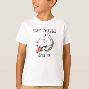 T-shirt Tee - shirt de la règle des garçons pour les puc