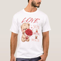 Tee-shirt de la Saint-Valentin "Je t'aime énorméme