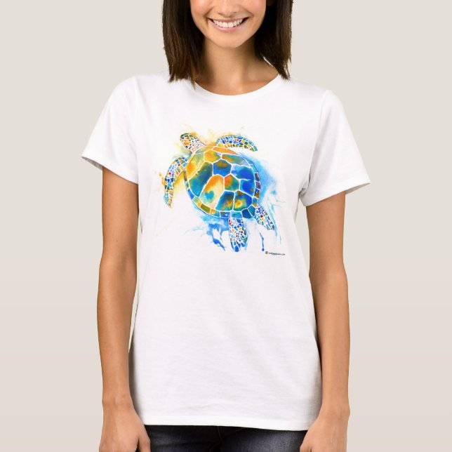 T-shirt Tee - shirt de la tortue de mer (Devant)