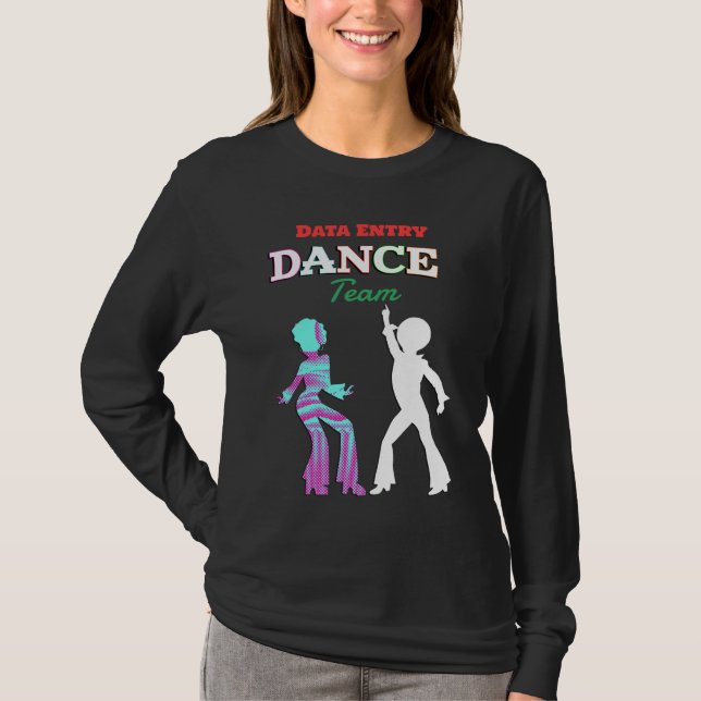 T-shirt Tee-shirt de l'équipe de danse personnalisée (Devant)
