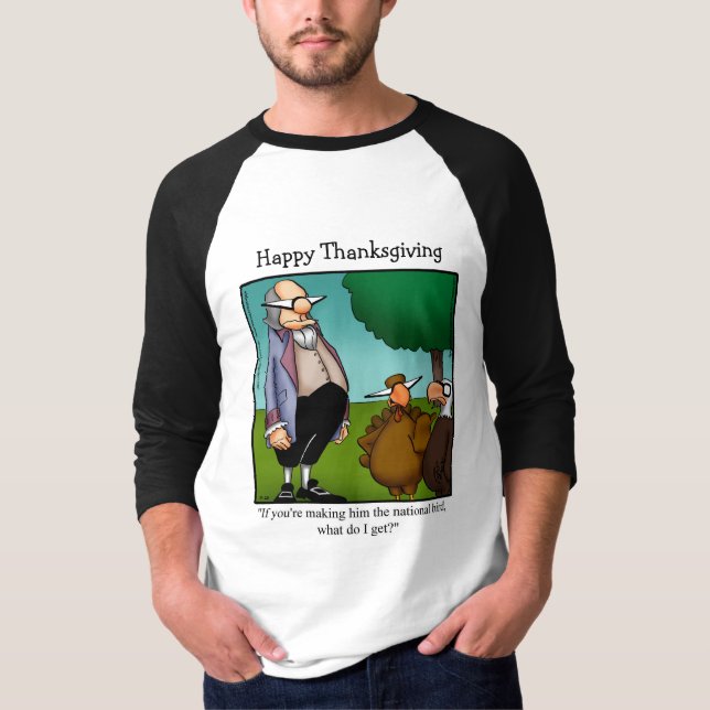 T-shirt Tee - shirt de l'Humour de Thanksgiving (Devant)