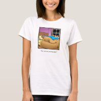Tee - shirt de l'Humour du mari ronfle